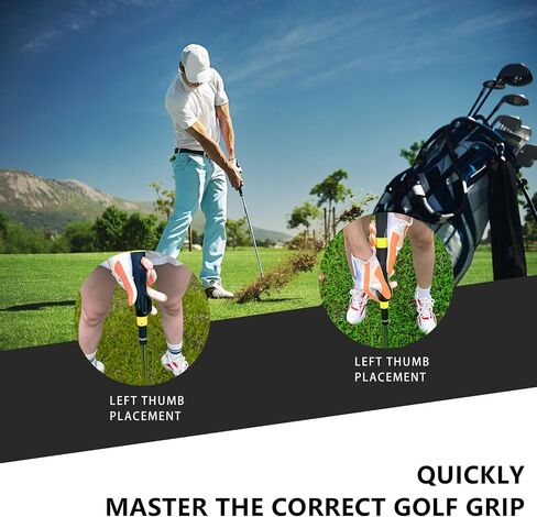 مرفق مدرب Golf Grip لتحسين وضع اليد في Golf Club يمينًا يمينًا مدربًا للأرجوحة أسود/أصفر in Saudi Arabia