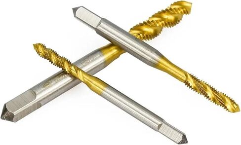 HSS Steel Screw Tap M2-M14 Spiral Drill Metric Thread Tap Set HSS Screw Tap Drill Bits Hand Tools(1pc M7x1.0) in Saudi Arabia