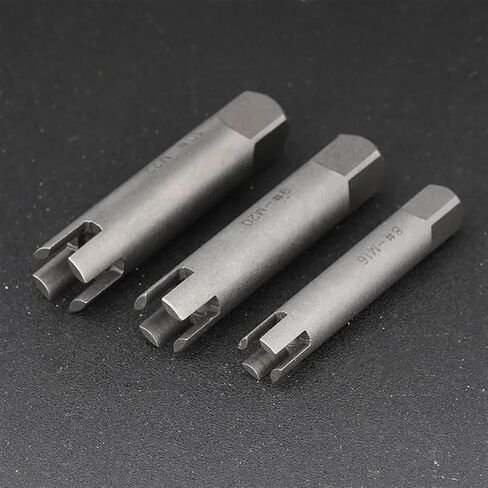 Screw Tap Extractor M3 M4 M5 M6 M8 M10 M12 M14 M16 M20 M22 Broken Screw Tap Remover Tool Wrench Set Drill Bit 1Pcs(M3) in Saudi Arabia