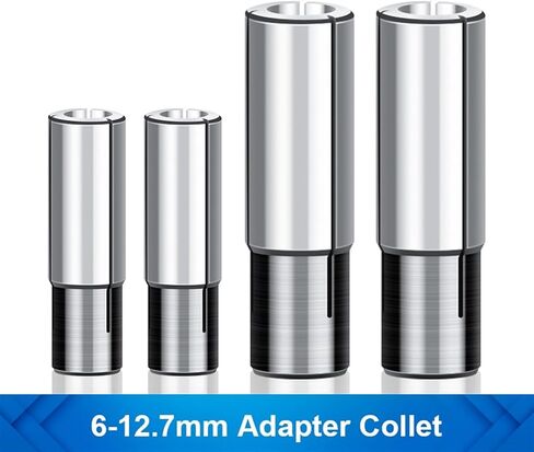 1pcs محول كوليت 8mm 9.5mm 10mm 12mm bit collet chuck محول لملحقات الماكينة (من 8 مم إلى 6 مم) in Saudi Arabia