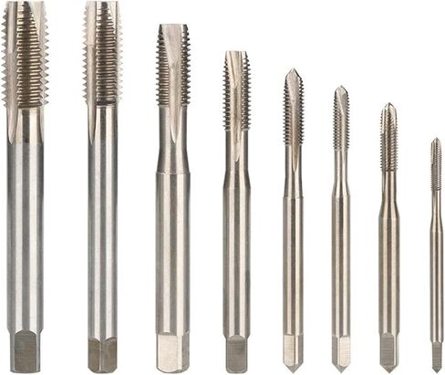 HSS Machine Thread Tap M3-M14 DIN371 Screw Tap Thread with Reinforced Shank Hand Tools 1Pcs(M10X1.5) in Saudi Arabia