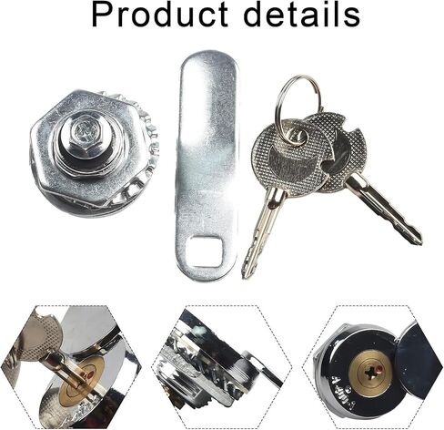 انعطف كاميرا Lock Lock للحصول على مربع توزيع مع إطار سبيكة الألومنيوم واسطوانة قفل النحاس ، وغطاء قابل للتدوير بزاوية 360 درجة ومفتاحين in Saudi Arabia