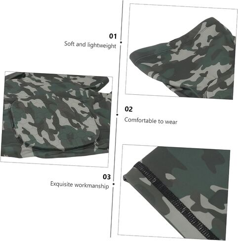 2pcs Elastic Honeycomb Brace Leg Sleeve Sports Knee Pads Protector Support Brace for Running Calf Compression Suitable for Basketball Football Tennis Walking Camouflage Long in Saudi Arabia