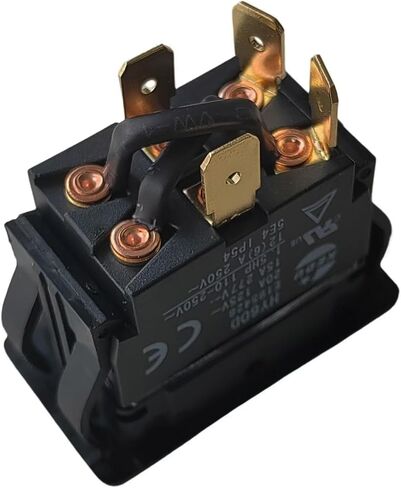 2PCS HY60D KEDU 20A 125VAC RET-EXT 4PIN (ON) -OFF- (ON) SWITCHBUTTON in Saudi Arabia