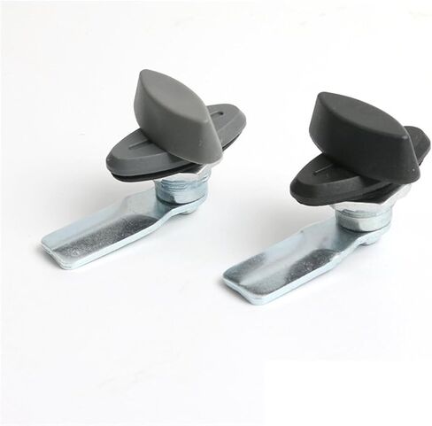 MS 414 Handle Rotation Cylinder Lock Electrical Cabinet Power Cabinet Equipment Cabinet Chassis Lock 1Pcs(Grey) in Saudi Arabia