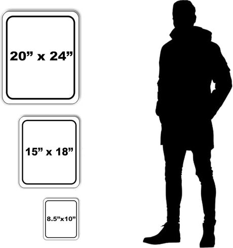 Prohibido comer durante las clases BLACK Aluminum Composite Sign 8.5 x 10 inches in Kuwait