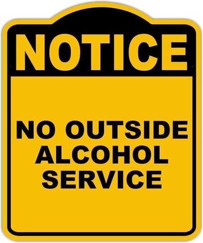 لا توجد خدمة خارجة عن خدمة الكحول الأصفر علامة مركبة من الألومنيوم الأسود الأسود 8.5 × 10 بوصات in Kuwait