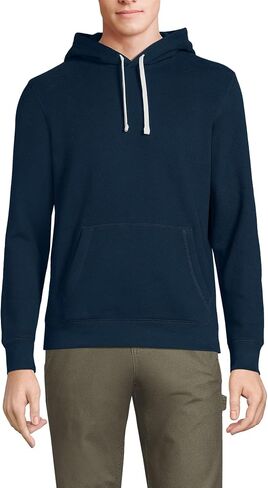 Lands' End Men's Long Sleeve Serious Sweats Pullover Hoodie in Saudi Arabia