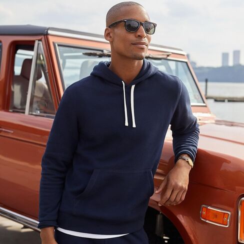 Lands' End Men's Long Sleeve Serious Sweats Pullover Hoodie in Saudi Arabia