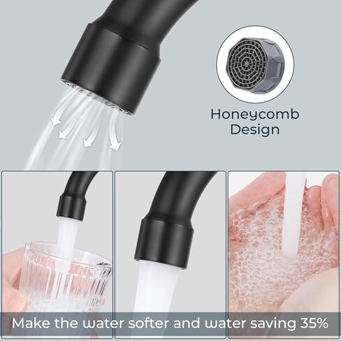 4 inches Bathroom Faucet for 3 Hole,2-Handle Bathroom Sink Faucets with Pop Up Drain (Matte Black) in Saudi Arabia