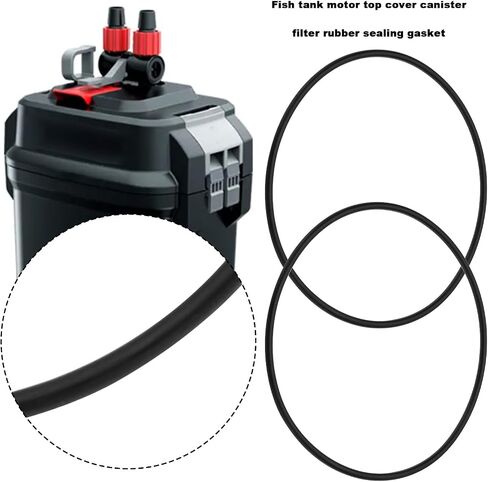 SING F LTD 2pcs Fish Tank Motor Top Cover Filter Rubber O-Ring Sealing Gasket Outer Diameter 170mm Thickness 5mm A20038 Compatible with Fluval 104 105 204 205 106 206 in Saudi Arabia