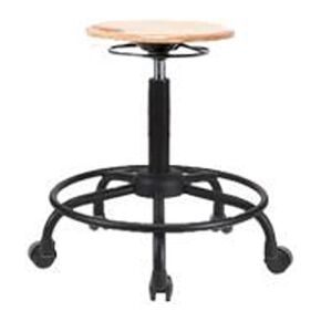 توماس WDHSO-RT-RG براز مكتب ارتفاع مع قاعدة أنبوب مستدير ، انزلاق ، خشب ، بورغوندي in Kuwait