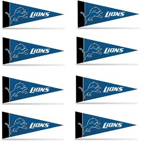 Rico Industries NFL Detroit Lions Pennant Mini 8 Piece, One Size, Team Colors in Kuwait
