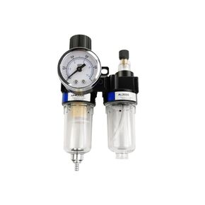 AFC2000 G1/4 "تجمع منظم مرشح الهواء ، FRL اثنين من الاتحاد معالجة مياه مياه الفصل AFR2000+AL2000 (تركيبات 4 مم) in Kuwait