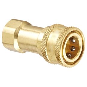 Dixon Valve 2HF2-B Brass ISO-B Interchange Hydraulic Fitting, Coupler, 1/4" Coupling x 1/4" - 18 NPTF Female Thread in Saudi Arabia