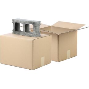 The Boxery Heavy-Duty Double Wall (ECT48) – 15 1/2"x14 1/2"x10 1/2" (20-Pack) | Corrugated Boxes for Shipping, Packaging, Moving, Storage Box for Home or Business, Strong Wholesale Bulk Boxes in Saudi Arabia