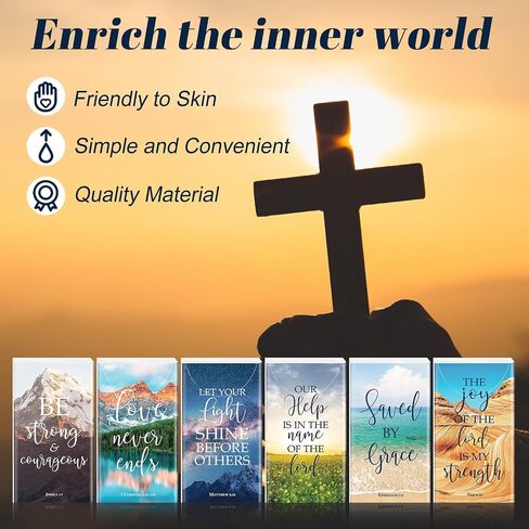 Outus 60 Pack Christian Pocket Tissues Travel Size 4 Ply Bible Verse Tissues Bulk 600 Sheets Inspirational Facial Individual Religious Gift for Christmas Church Wedding Travel(Flower Style) in Saudi Arabia