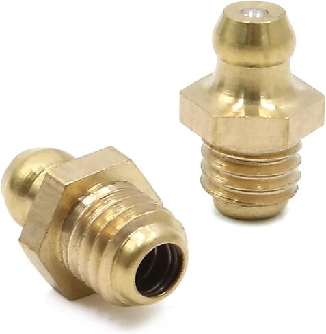 10pcs Pack M8 X 1.25 Thread Brass Restile Ripple Nipple Fitting for Car in Saudi Arabia