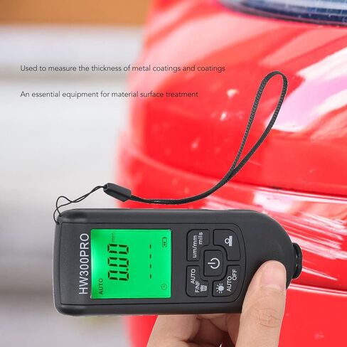 Pilipane Paint Thickness Gauge , Digital Meter for Automotive Coating Thickness Gauge Tester , High Contrast Backlight LCD , Automatically Identify Substrate Automotive Paint m il Thickness Meter in Saudi Arabia