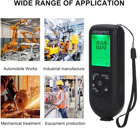 Pilipane Paint Thickness Gauge , Digital Meter for Automotive Coating Thickness Gauge Tester , High Contrast Backlight LCD , Automatically Identify Substrate Automotive Paint m il Thickness Meter in Saudi Arabia
