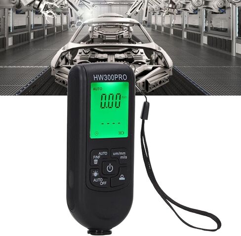 Pilipane Paint Thickness Gauge , Digital Meter for Automotive Coating Thickness Gauge Tester , High Contrast Backlight LCD , Automatically Identify Substrate Automotive Paint m il Thickness Meter in Saudi Arabia