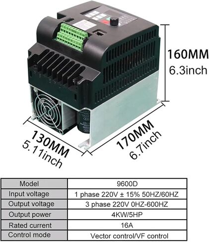 220V Frequency Converter Single Phase Input Three Phase Output 1.5-55KW(15kw 20HP 220V) in Saudi Arabia