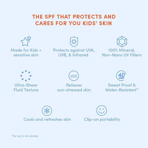 Evereden Premium Mineral Sunscreen SPF 50, 2 fl oz. | 100% Non-nano Sunscreen with Zinc Oxide | Waterproof and Sweatproof | Natural Sunscreen for Babies, Kids and Adults with Sensitive Skin in Kuwait