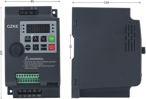 العاكس IST230A 3P 220V/380V 0.75KW/1.5KW/2.2 كيلو واط محول التردد لتردد التردد المتغير (1.5KW-220V 1 المرحلة 220 فولت) in Kuwait