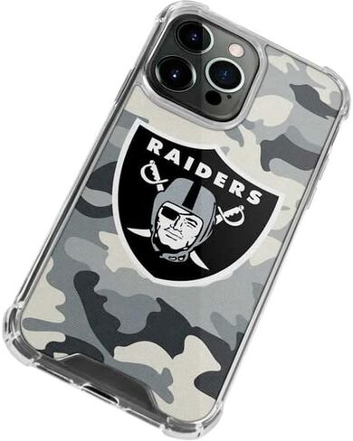 Skinit Clear Phone Case متوافق مع iPhone 14 Pro Max - NFL Las Vegas Raiders مرخص رسميًا in Saudi Arabia