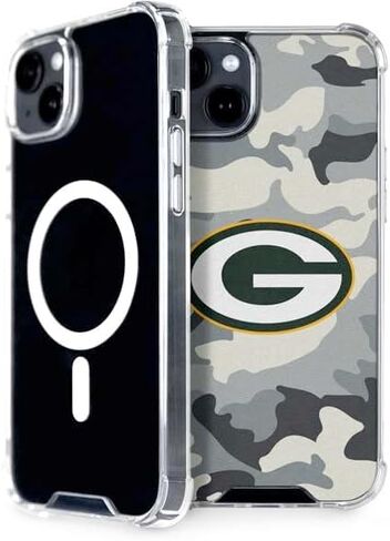 حالة Skinit Phone Case متوافقة مع Magsafe iPhone 15 - NFL Green Bay Packers Camo Design in Saudi Arabia