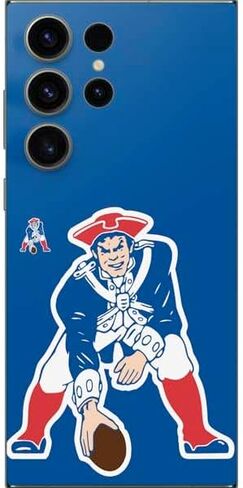 Skinit Decal Phone Skin Compatible with Galaxy S25 Ultra - Officially Licensed NFL New England Patriots Design in Saudi Arabia