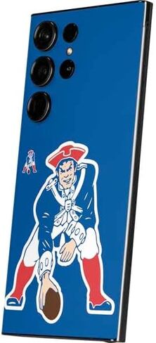 Skinit Decal Phone Skin Compatible with Galaxy S25 Ultra - Officially Licensed NFL New England Patriots Design in Saudi Arabia