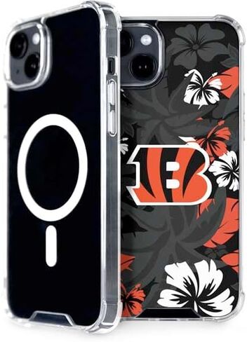حالة Skinit Phone Case متوافقة مع Magsafe iPhone 15 - تصميم NFL Cincinnati Bengals المرخص رسميًا in Saudi Arabia