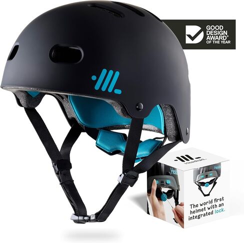 Bike Helmet for Adults: Award Winning, Patented Anti-Theft Lock System, US Certified Safe Bicycle Helmet for Men, Women, Teens | Superior Comfort for Ebike, Scooter, BMX, Skateboard Helmets in Saudi Arabia