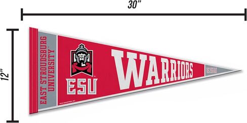 Rico Industries NCAA East Stroudsburg Warriors 12 "× 30" in Saudi Arabia