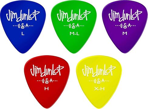 Dunlop Gels Guitar Picks Sample Variety Mix Pack (2 of each gauge) 10/Player's Pack in Saudi Arabia