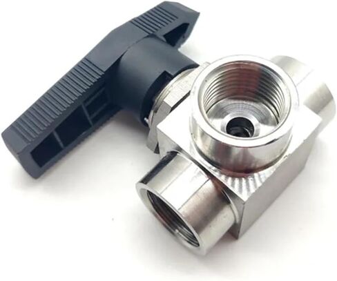 1PCS المستوى السائل النوع 1/8 "1/4" 3/8 "1/2" 3/4 "TEER INTERNAL TEE L PORT BALVE 304 in Saudi Arabia