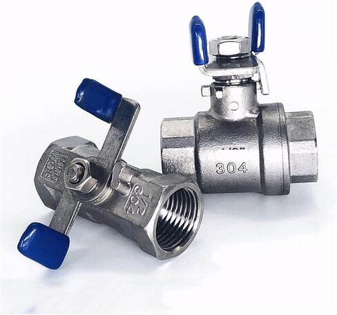 ball valve/two piece ball valve 304 stainless steel 1/4 3/8 1/2 3/4 1" BSPT full port(3l4,A) in Saudi Arabia