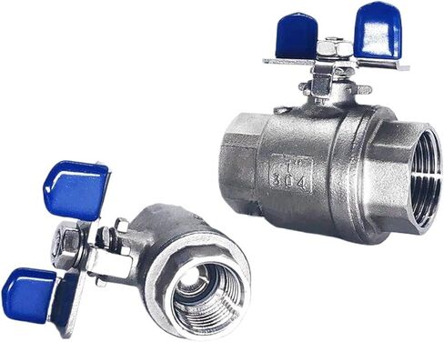 ball valve/two piece ball valve 304 stainless steel 1/4 3/8 1/2 3/4 1" BSPT full port(3l4,A) in Saudi Arabia
