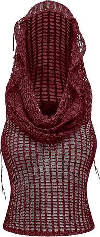 Milumia Women's Hollow Out Vest Hoodie Stef in Kuwait