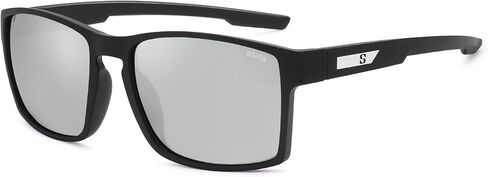 SOJOS Polarized Sunglasses for Driving, Outdoor Sports - Square UV Protection Shades Men Women in Saudi Arabia