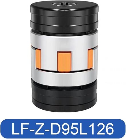 LF-Z-D95L126 High Torque Shaft Coupler 4 Jaw Locking Assembly Flexible Plum Coupling for Cynchronous Motors 1Pcs(LF-Z-D95L126 25mm) in Saudi Arabia