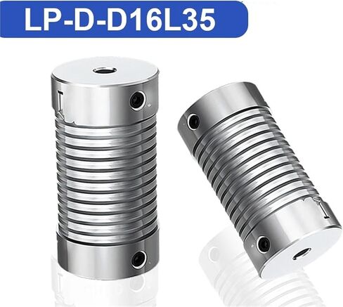 LP-D-D16L35 Spring Couplers D16L35 Zinc Alloy Flexible Motor Shaft Rotary Encoder Coupling 4mm 5mm 8mm 10mm LP 1Pcs(6mmX6mm) in Saudi Arabia