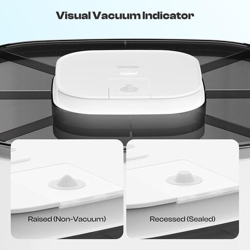 Caydo Filament Storage Vacuum Box with Smart Pressure Control, One-Button Operation, Rechargeable 3D Filament Storage Container with 4 Spools Capacity for PLA/PETG/TPU/ABS/PA/PVA, 1-Pack in Saudi Arabia