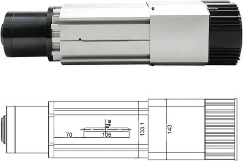 ATC محرك مغزل ATC المبرد بالهواء 9KW 220V 380V ISO30 حامل الأدوات (380V) in Saudi Arabia