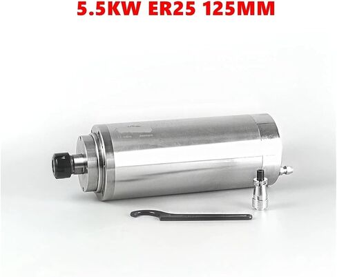 4.5kw 5.5kw قطر محرك المغزل المبرد بالمياه ER25 125mm GDZ-125-4.5 GDZ-125-5.5 (5.5KW 380V ER25) in Saudi Arabia