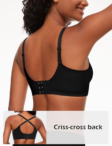حمالات صامتة مبطنة للنساء للنساء ترفع قميصًا عميقًا غطس لاسلكي صدرية داعمة. أضف كوبًا واحدًا in Kuwait