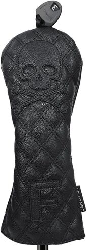 يغطي نادي الغولف أغطية رأس الجولف الأسود أغلفة السائق في Fariway Wood Headcover Hybrid Covers Leather Golf Headcover for Driver Faintry Hybrid - PURIUM PU LEATHY PONDY in Saudi Arabia