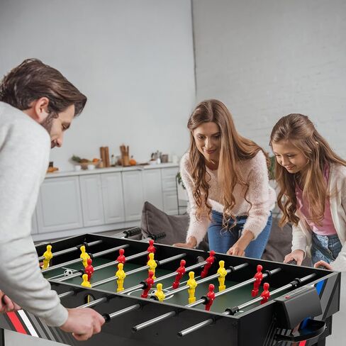 Gymax 4 in 1 Table Multi Game Table ، 49 "Combo Game Table مع طاولة فووسبال ، البلياردو البلياردو ، الهوكي الجوي وتنس الطاولة للأطفال البالغين غرفة عائلة in Saudi Arabia