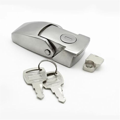 خزانة القفل مشبك الخزانة الفولاذ المقاوم للصدأ المرآة الضوء المعدني القفل Light Light Luggage Accessories 1pcs (Nokey) in Saudi Arabia
